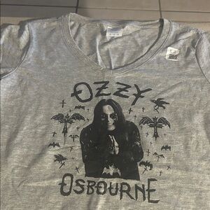 Gray Ozzy Osbourne Kids T-Shirt size medium